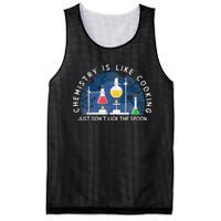 Funny Chemist Gifts Chemistry Is Like Cooking Science Nerd Mesh Reversible Basketball Jersey Tank