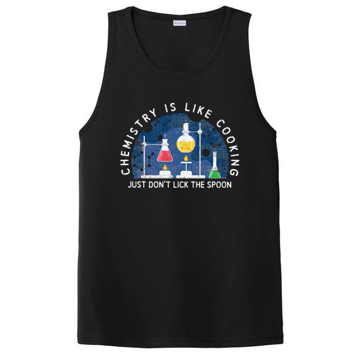 Funny Chemist Gifts Chemistry Is Like Cooking Science Nerd PosiCharge Competitor Tank