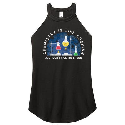 Funny Chemist Gifts Chemistry Is Like Cooking Science Nerd Women's Perfect Tri Rocker Tank