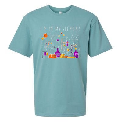 Funny Chemist Gifts I'm In My Element Chemistry Science Nerd Sueded Cloud Jersey T-Shirt