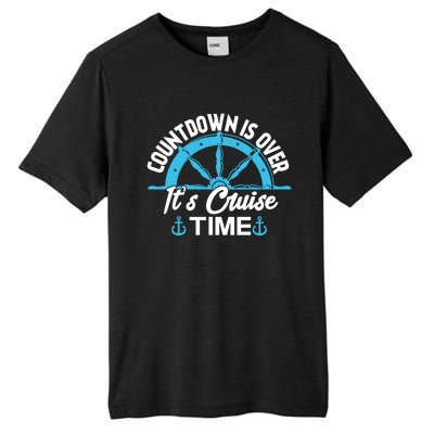 Funny Cruise Gift Countdown Its Cruise Time Cruising Lover Gift Tall Fusion ChromaSoft Performance T-Shirt