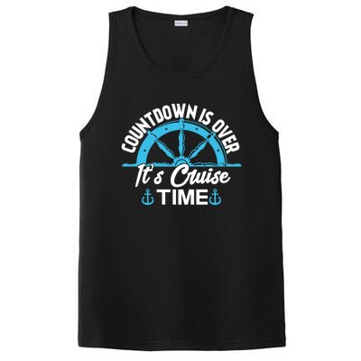 Funny Cruise Gift Countdown Its Cruise Time Cruising Lover Gift PosiCharge Competitor Tank