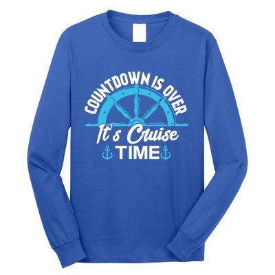 Funny Cruise Gift Countdown Its Cruise Time Cruising Lover Gift Long Sleeve Shirt