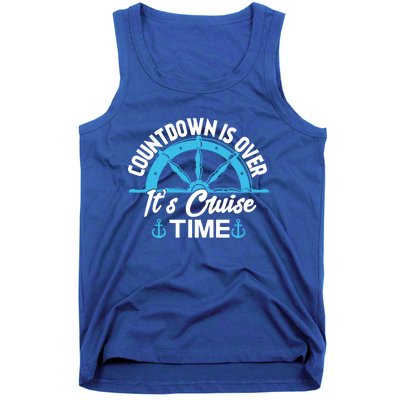 Funny Cruise Gift Countdown Its Cruise Time Cruising Lover Gift Tank Top