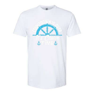 Funny Cruise Gift Countdown Its Cruise Time Cruising Lover Gift Softstyle CVC T-Shirt