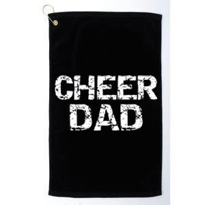 Father Cheerleading Gift From Cheerleader Daughter Cheer Dad Gift Platinum Collection Golf Towel