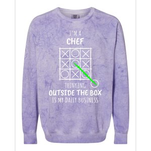 Funny Chef Gift Colorblast Crewneck Sweatshirt