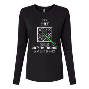 Funny Chef Gift Womens Cotton Relaxed Long Sleeve T-Shirt