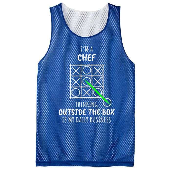 Funny Chef Gift Mesh Reversible Basketball Jersey Tank