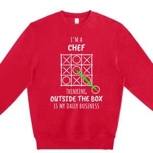 Funny Chef Gift Premium Crewneck Sweatshirt