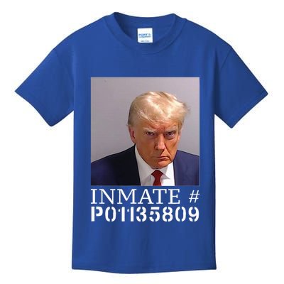 Fulton County Georgia Jail Prisoner Inmate P01135809 Mugshot Kids T-Shirt