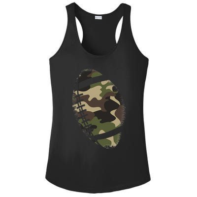 Football Camouflage Gift College Team Coach Camo Ladies PosiCharge Competitor Racerback Tank