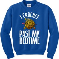 Funny Crochet Gift For Crocheter Cool Quilting Crocheting Meaningful Gift Kids Sweatshirt