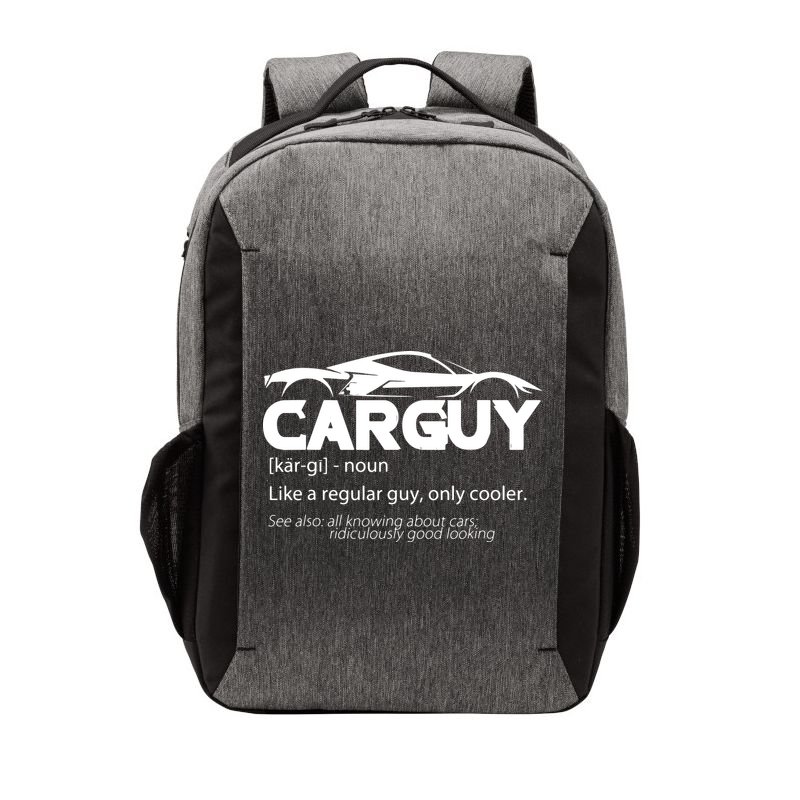 Funny Car Guy Gift Car Guy Definition Vector Backpack