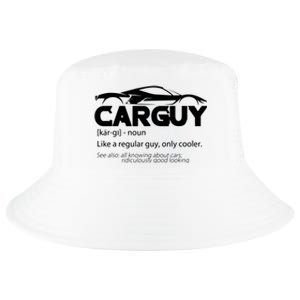 Funny Car Guy Gift Car Guy Definition Cool Comfort Performance Bucket Hat