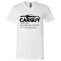 Funny Car Guy Gift Car Guy Definition V-Neck T-Shirt