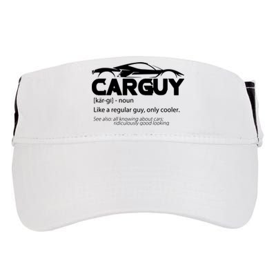 Funny Car Guy Gift Car Guy Definition Adult Drive Performance Visor