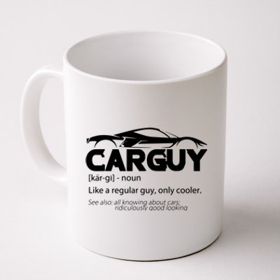 Funny Car Guy Gift Car Guy Definition Coffee Mug