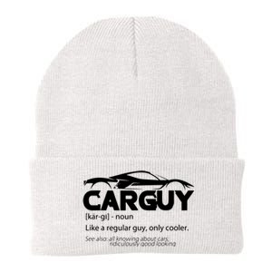 Funny Car Guy Gift Car Guy Definition Knit Cap Winter Beanie