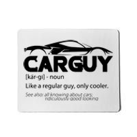 Funny Car Guy Gift Car Guy Definition Mousepad