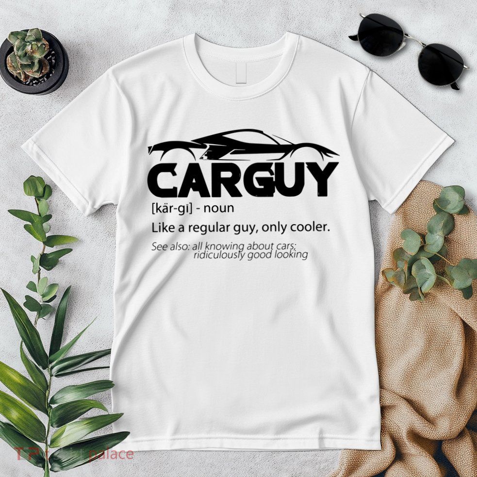 Funny Car Guy Gift Car Guy Definition Premium T-Shirt