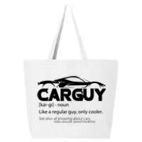 Funny Car Guy Gift Car Guy Definition 25L Jumbo Tote