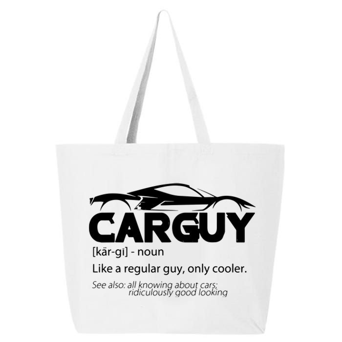 Funny Car Guy Gift Car Guy Definition 25L Jumbo Tote