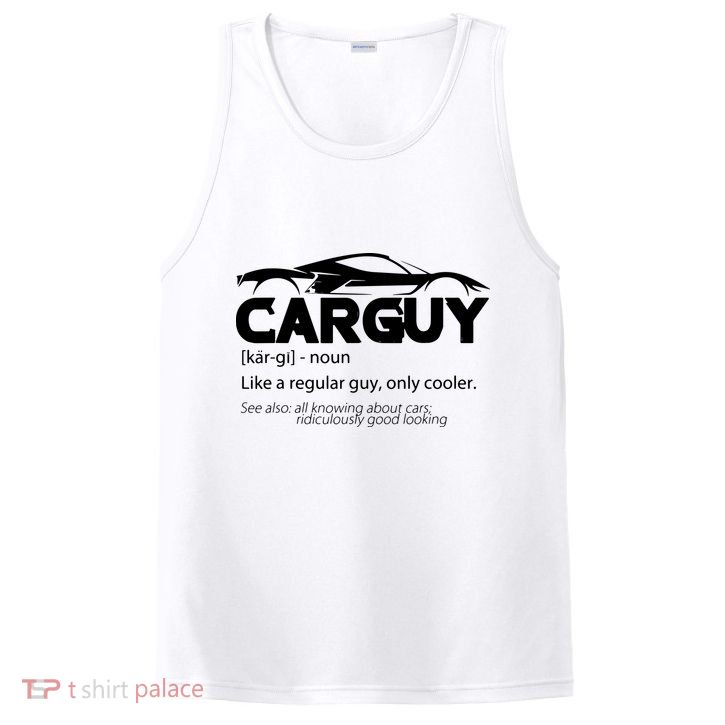 Funny Car Guy Gift Car Guy Definition PosiCharge Competitor Tank