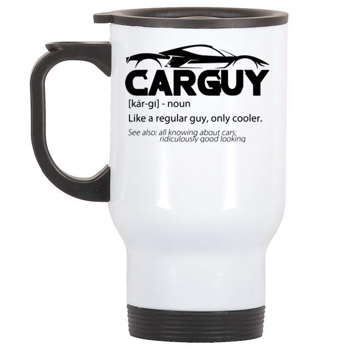 Funny Car Guy Gift Car Guy Definition Stainless Steel Travel Mug