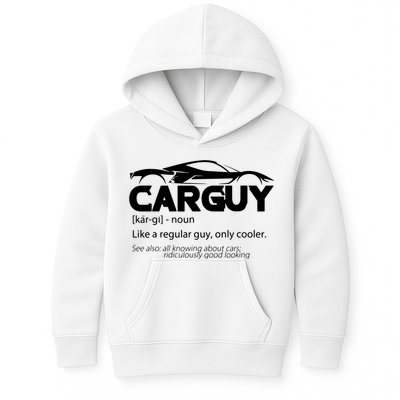 Funny Car Guy Gift Car Guy Definition Kids Hoodie