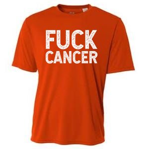 Fuck Cancer Gift Cancer Awareness Gift For And Cooling Performance Crew T-Shirt