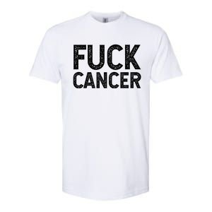 Fuck Cancer Gift Cancer Awareness Gift For And Softstyle CVC T-Shirt