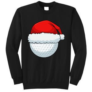 Funny Christmas Golf Ball Elf Cute Xmas Candy Cane Sweatshirt