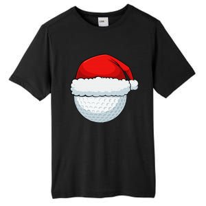 Funny Christmas Golf Ball Elf Cute Xmas Candy Cane Tall Fusion ChromaSoft Performance T-Shirt