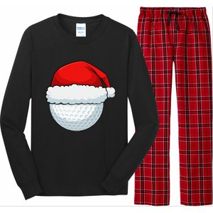 Funny Christmas Golf Ball Elf Cute Xmas Candy Cane Long Sleeve Pajama Set