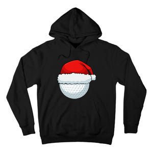 Funny Christmas Golf Ball Elf Cute Xmas Candy Cane Tall Hoodie