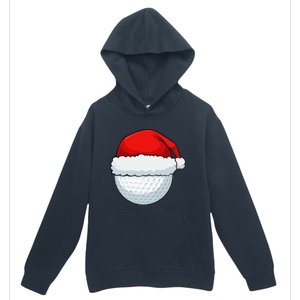 Funny Christmas Golf Ball Elf Cute Xmas Candy Cane Urban Pullover Hoodie