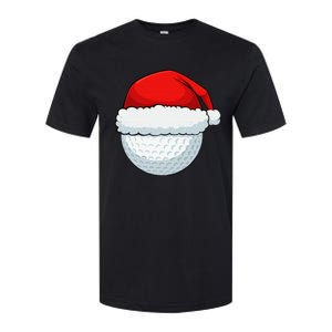 Funny Christmas Golf Ball Elf Cute Xmas Candy Cane Softstyle CVC T-Shirt