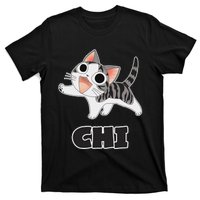 Funny Cat Gray White ChiS Cute Anime Manga Animal Lover T-Shirt