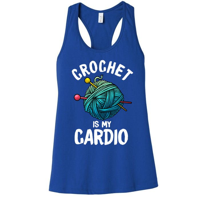 Funny Crochet Gift Crocheters Crocheting Lovers Gift Women's Racerback Tank