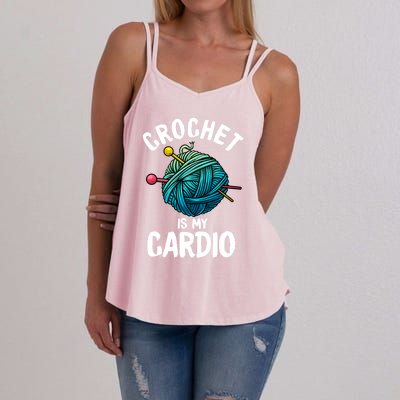 Funny Crochet Gift Crocheters Crocheting Lovers Gift Women's Strappy Tank