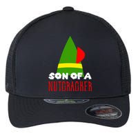 Funny Christmas Gift Son Of A Nutcracker Flexfit Unipanel Trucker Cap