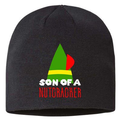 Funny Christmas Gift Son Of A Nutcracker Sustainable Beanie