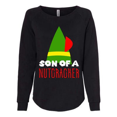 Funny Christmas Gift Son Of A Nutcracker Womens California Wash Sweatshirt