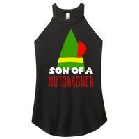 Funny Christmas Gift Son Of A Nutcracker Women’s Perfect Tri Rocker Tank