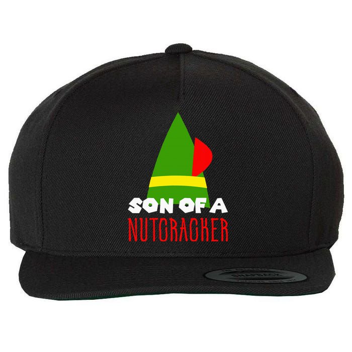 Funny Christmas Gift Son Of A Nutcracker Wool Snapback Cap