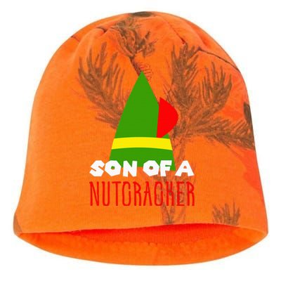 Funny Christmas Gift Son Of A Nutcracker Kati - Camo Knit Beanie