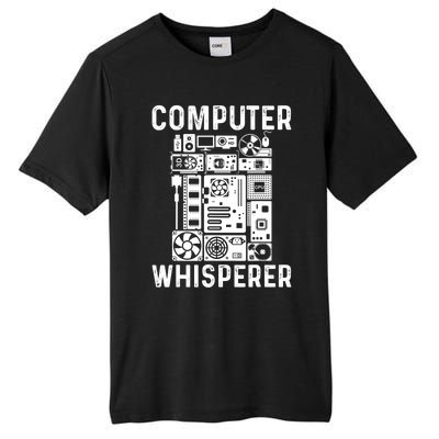 Funny Computer Geek Tech Nerd Gift Cool Support Cute Gift Tall Fusion ChromaSoft Performance T-Shirt