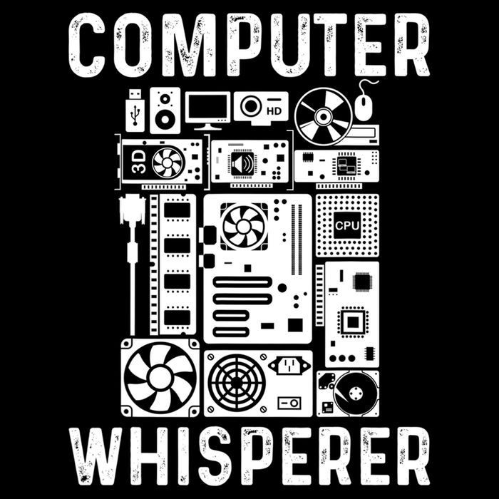 Funny Computer Geek Tech Nerd Gift Cool Support Cute Gift Drawstring Bag