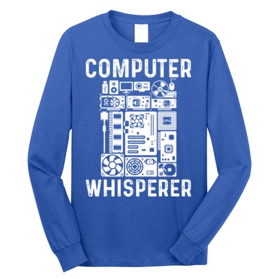 Funny Computer Geek Tech Nerd Gift Cool Support Cute Gift Long Sleeve Shirt